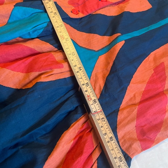 NWT MODAPOSA Cadenza Dress in Moroccan Picturesque Small 100% Cotton Sundress - Picture 10 of 12